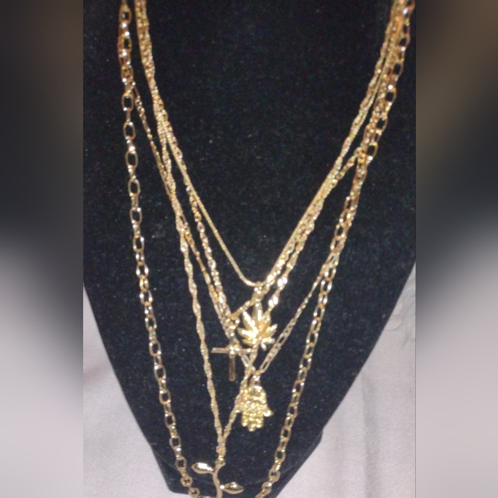 NWOT 5 piece necklaces - Picture 3 of 7